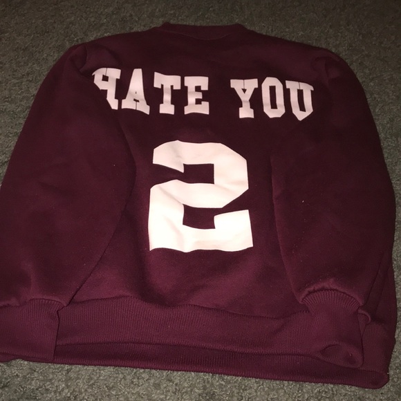 “Hate You 2” Sweatshirt - Picture 2 of 3